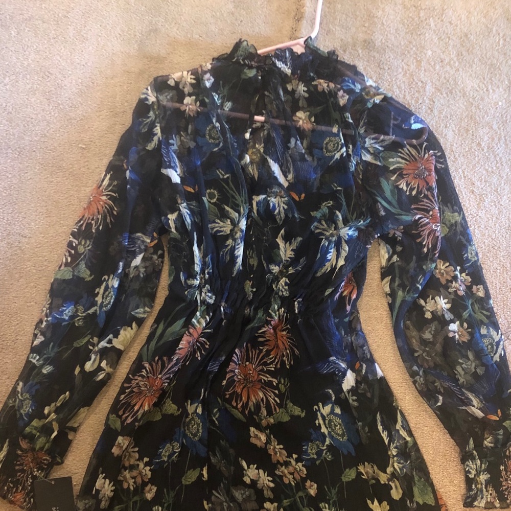 Brand new Zara Basics floral dress